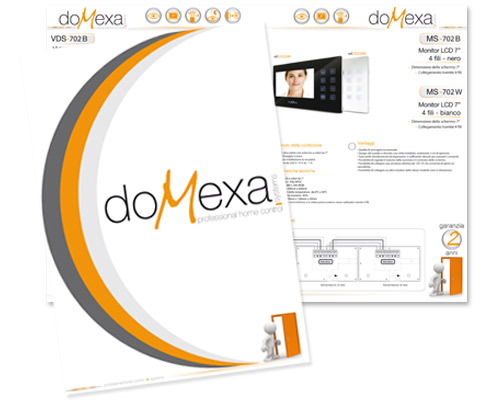 Realizzazione grafica flyer Domexa